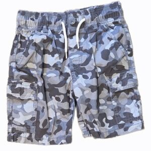 Toddler Boy Blue Camo Cargo Shorts size 6